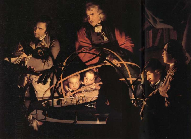 Joseph wright of derby A Philosopher giving a Lecture on the Orrery oil painting picture